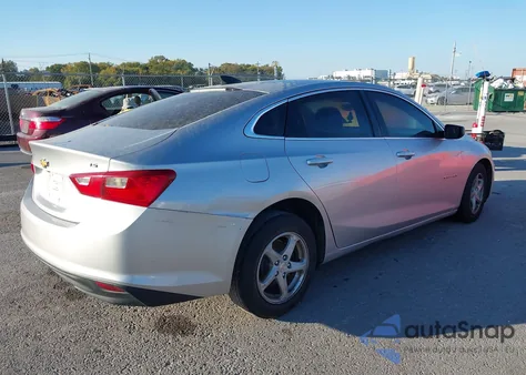 2016 Chevrolet Malibu Ls из США, поврежденный, VIN 1G1ZB5ST1GF259831